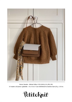 Novice Sweater - Mohair Edition  - strikkeopskrift fra PetiteKnit